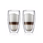 BODUM BODUM Pavina Double Wall Glass 15oz S/2