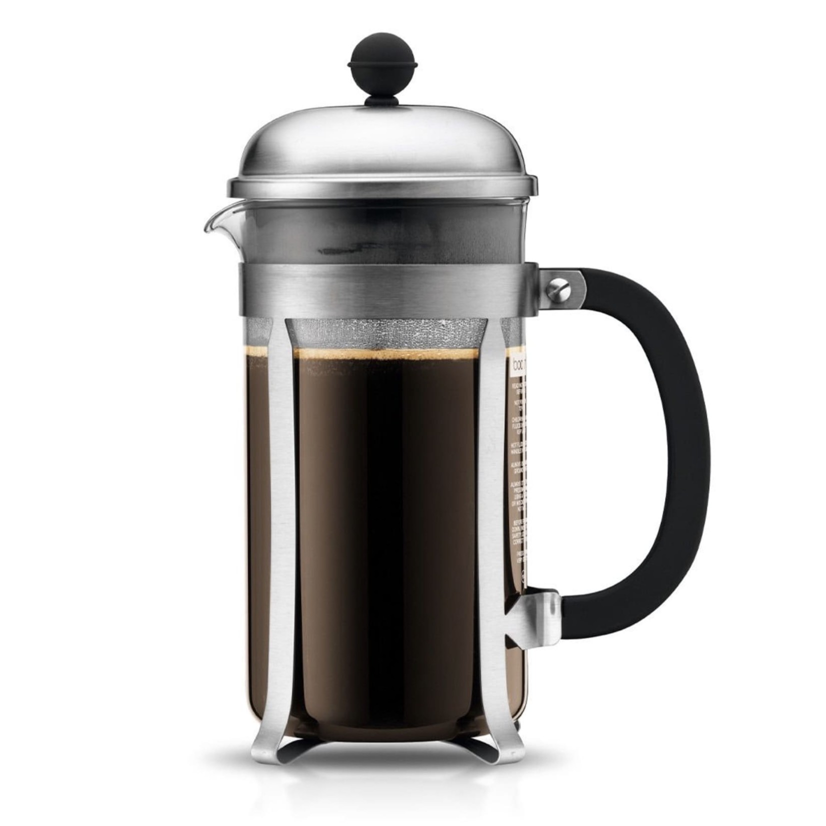 BODUM BODUM Chambord French Press 8 Cup - Matte Stainless