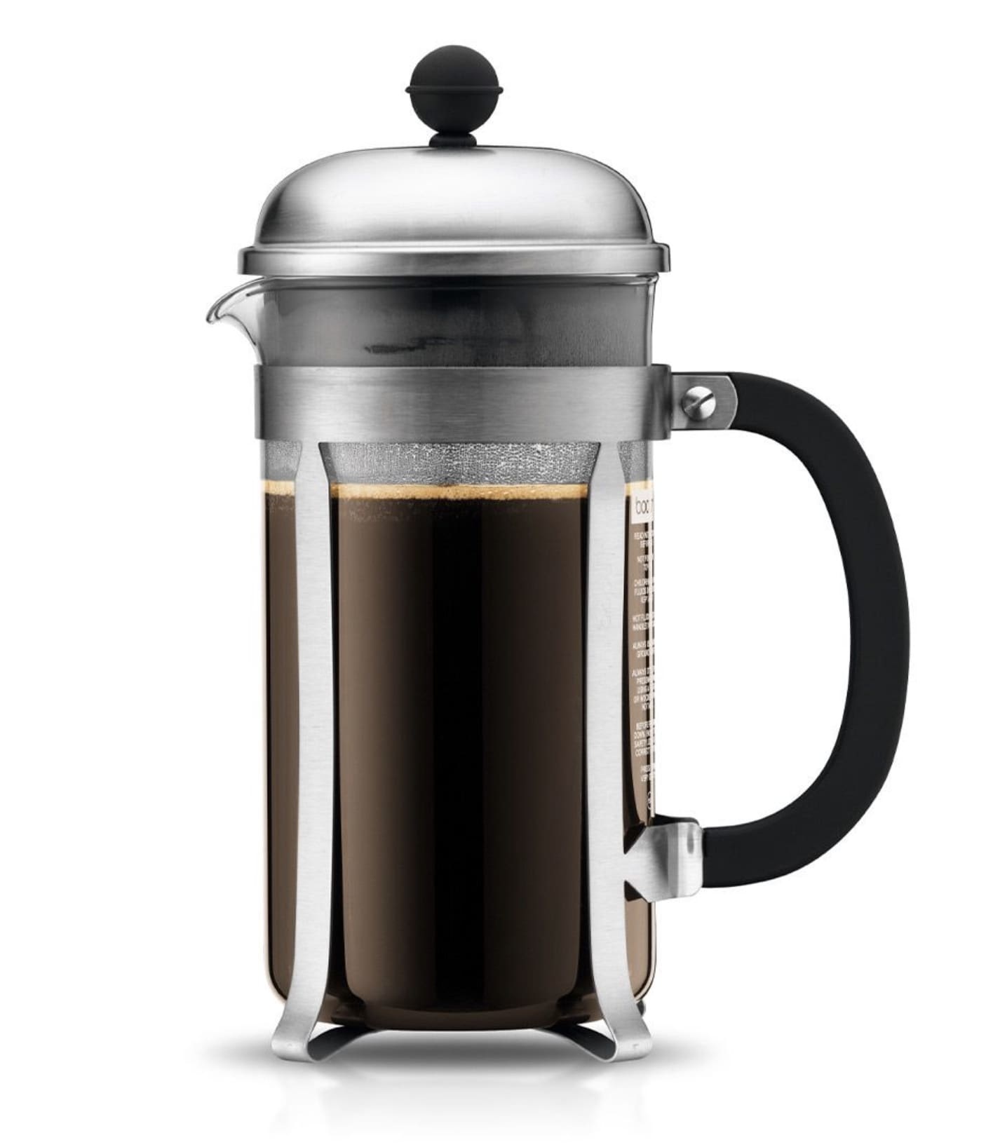 BODUM Chambord French Press 8 Cup Matte Stainless Kitchen Therapy