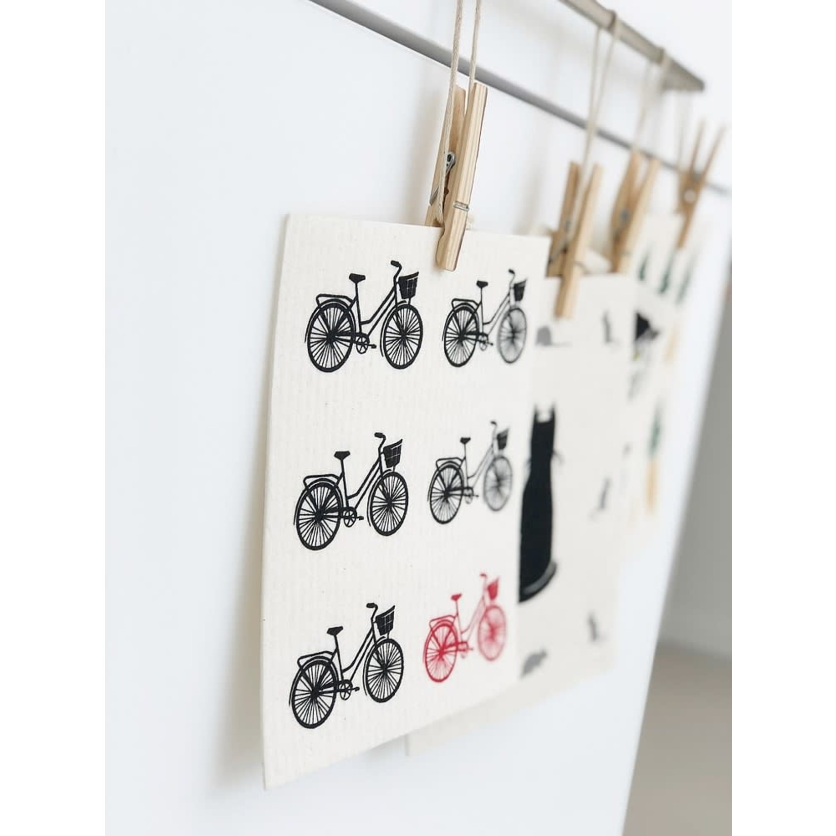 ABBOTT ABBOTT Swedish Dishcloth S/2 - Bicycle