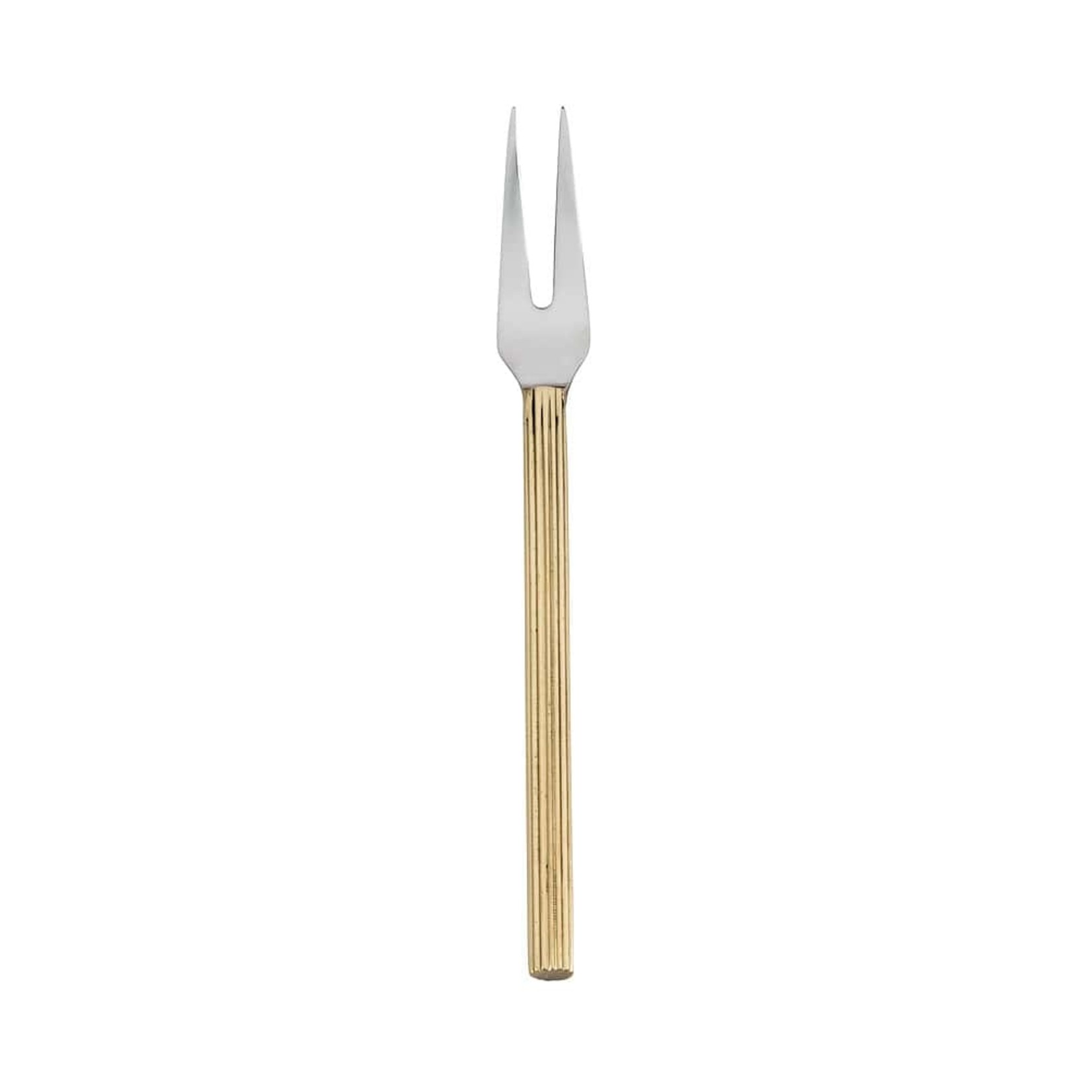 ABBOTT ABBOTT Cocktail Fork 5" - Rib Gold