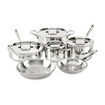 ALL CLAD ALL CLAD D5 Polished 10pc Set REG $1579.99