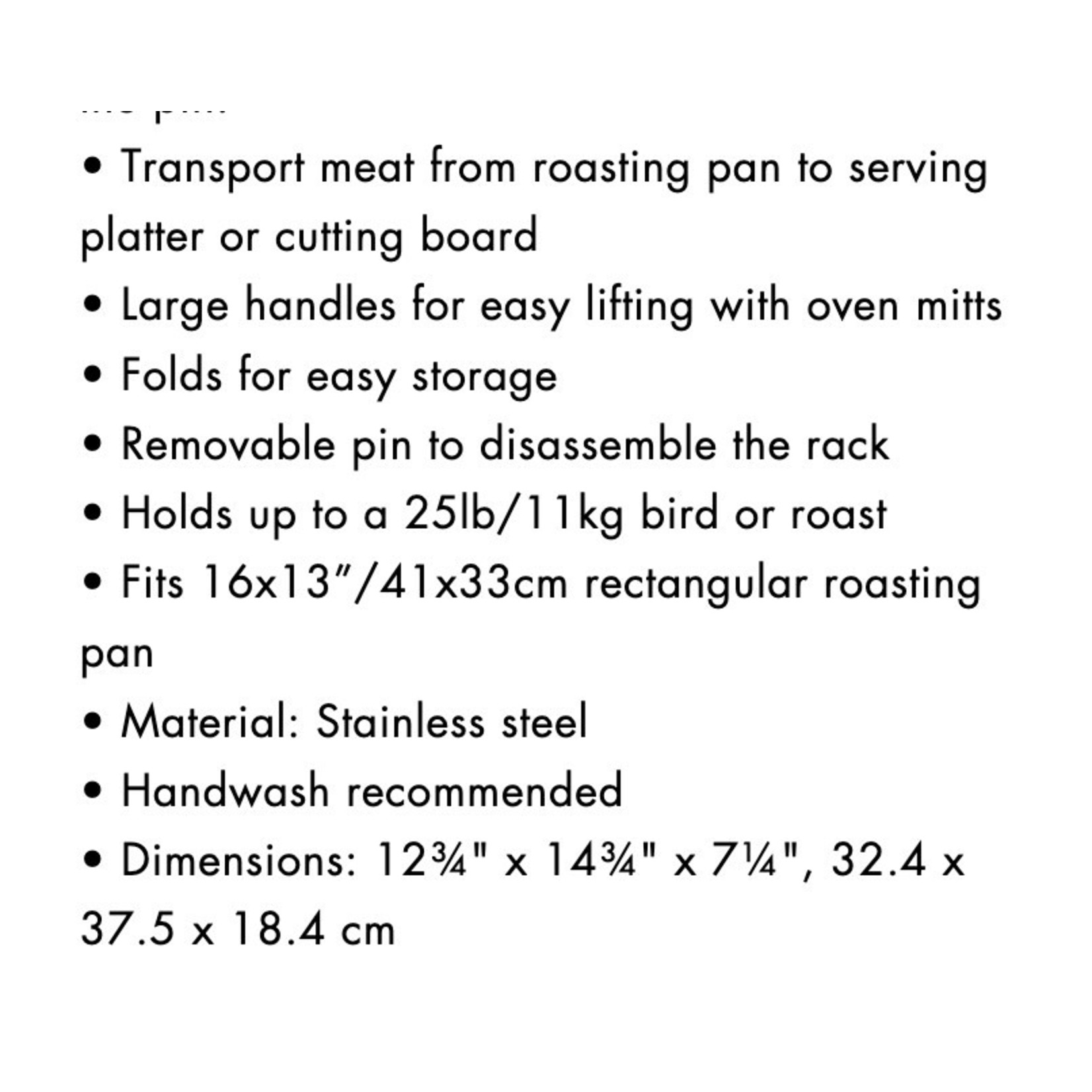 CUISIPRO CUISIPRO Roast & Serve Rack - Stainless