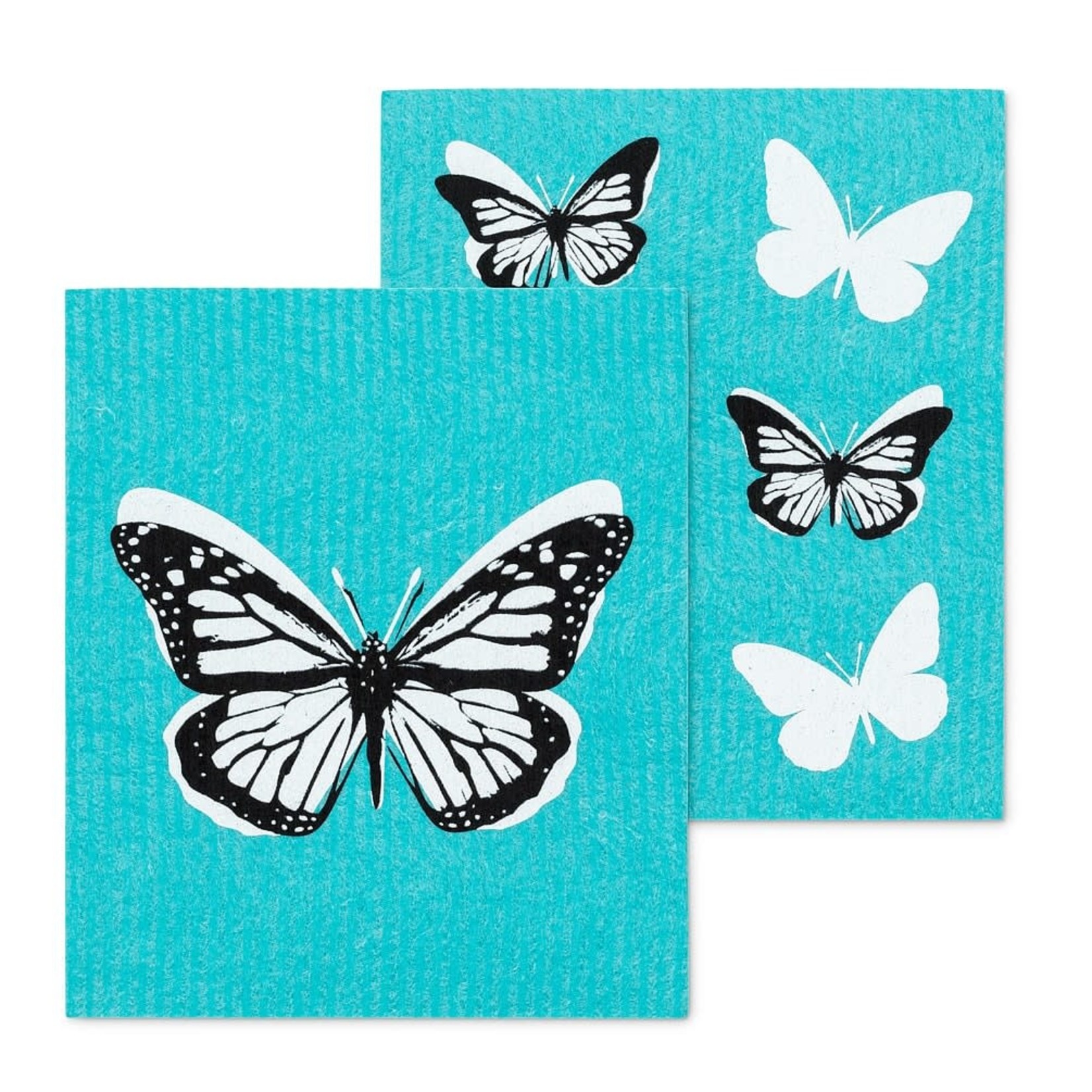 ABBOTT ABBOTT Butterfly Swedish Dishcloth S/2