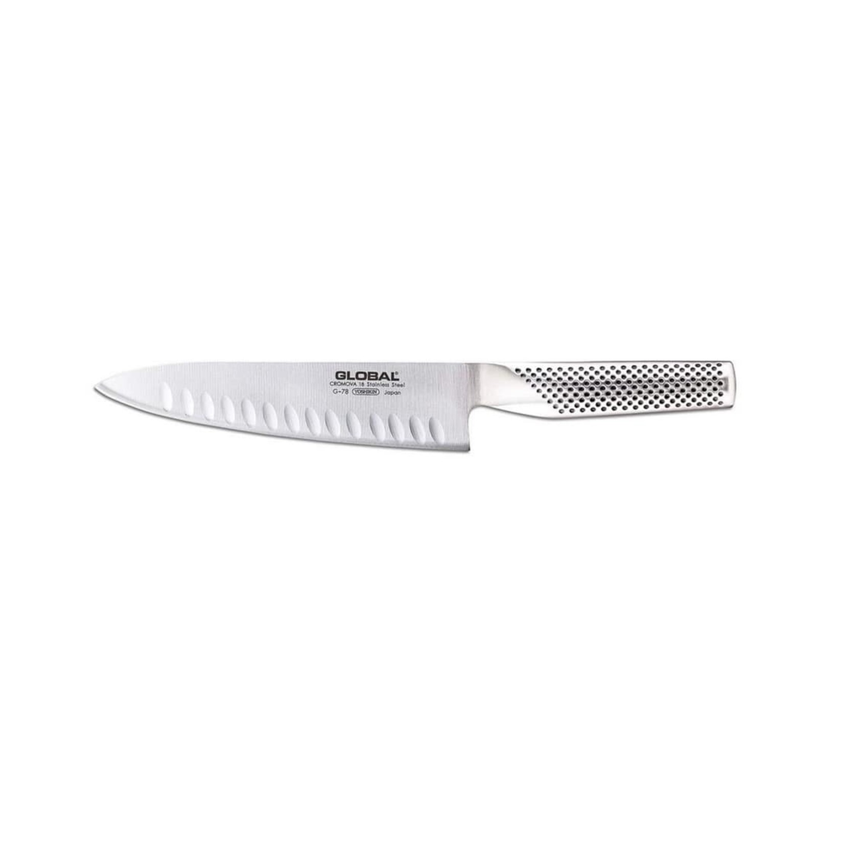 GLOBAL GLOBAL Fluted Chef Knife G78 18cm