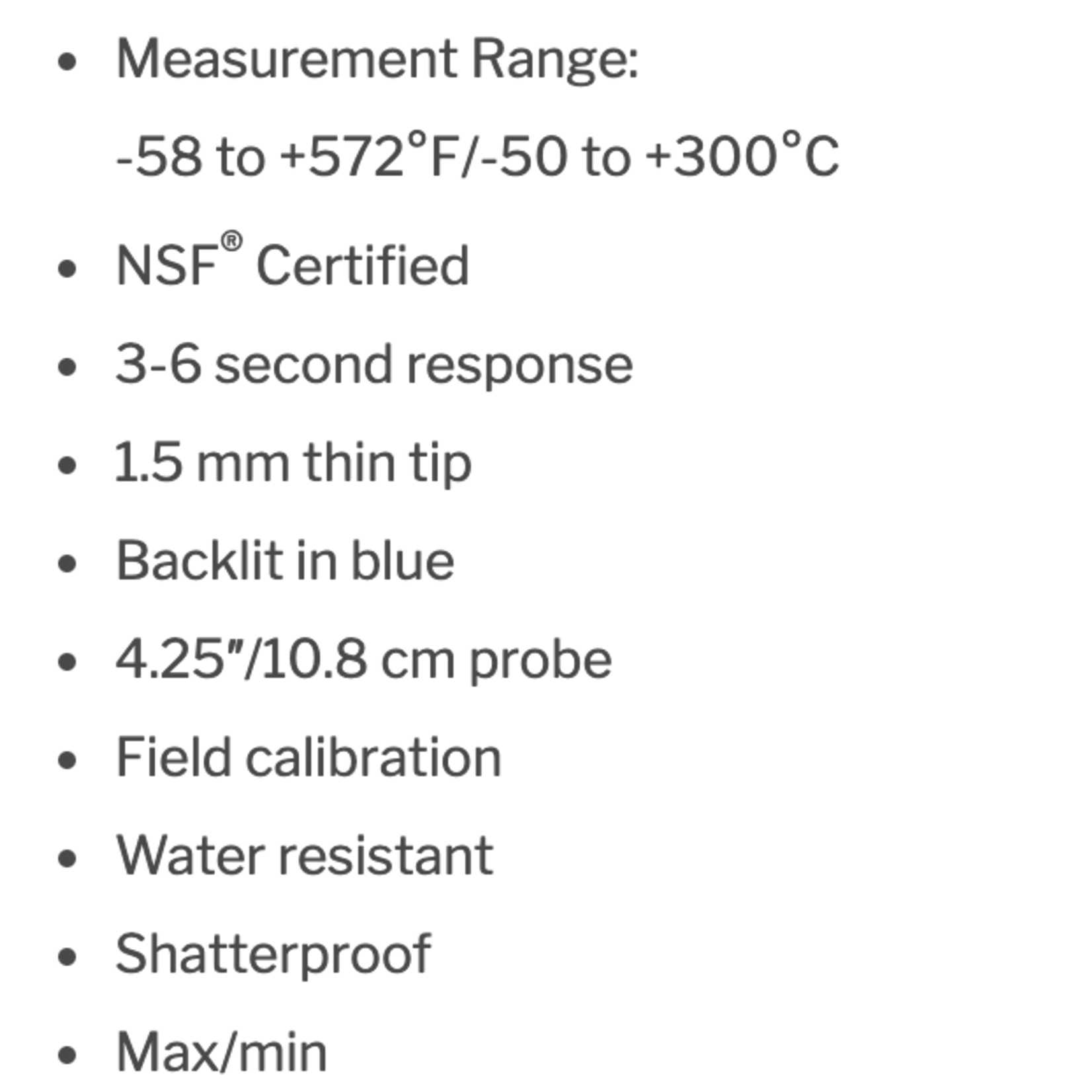 CDN ProAccurate Folding Thermocouple Thermometer - Red