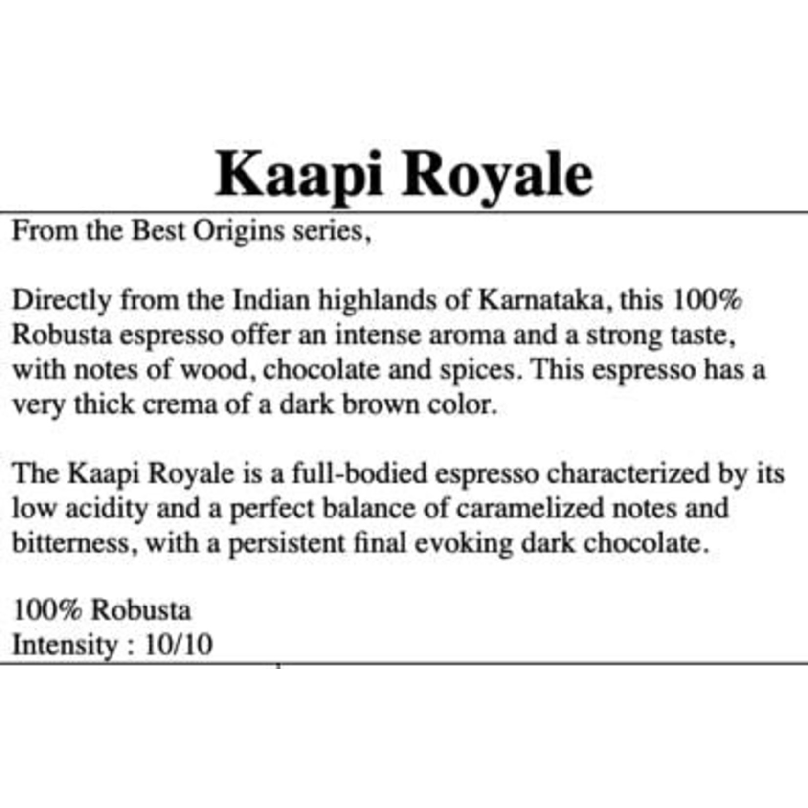 CAFFITALY CAFFITALY Kaapi Royale 10pk - 10/10