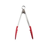 CUISIPRO CUISIPRO Silicone Tongs 9.5'' - Red