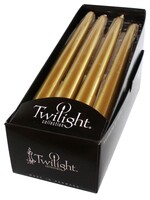 TWILIGHT TWILIGHT Metallic Taper Candle 10" - Gold