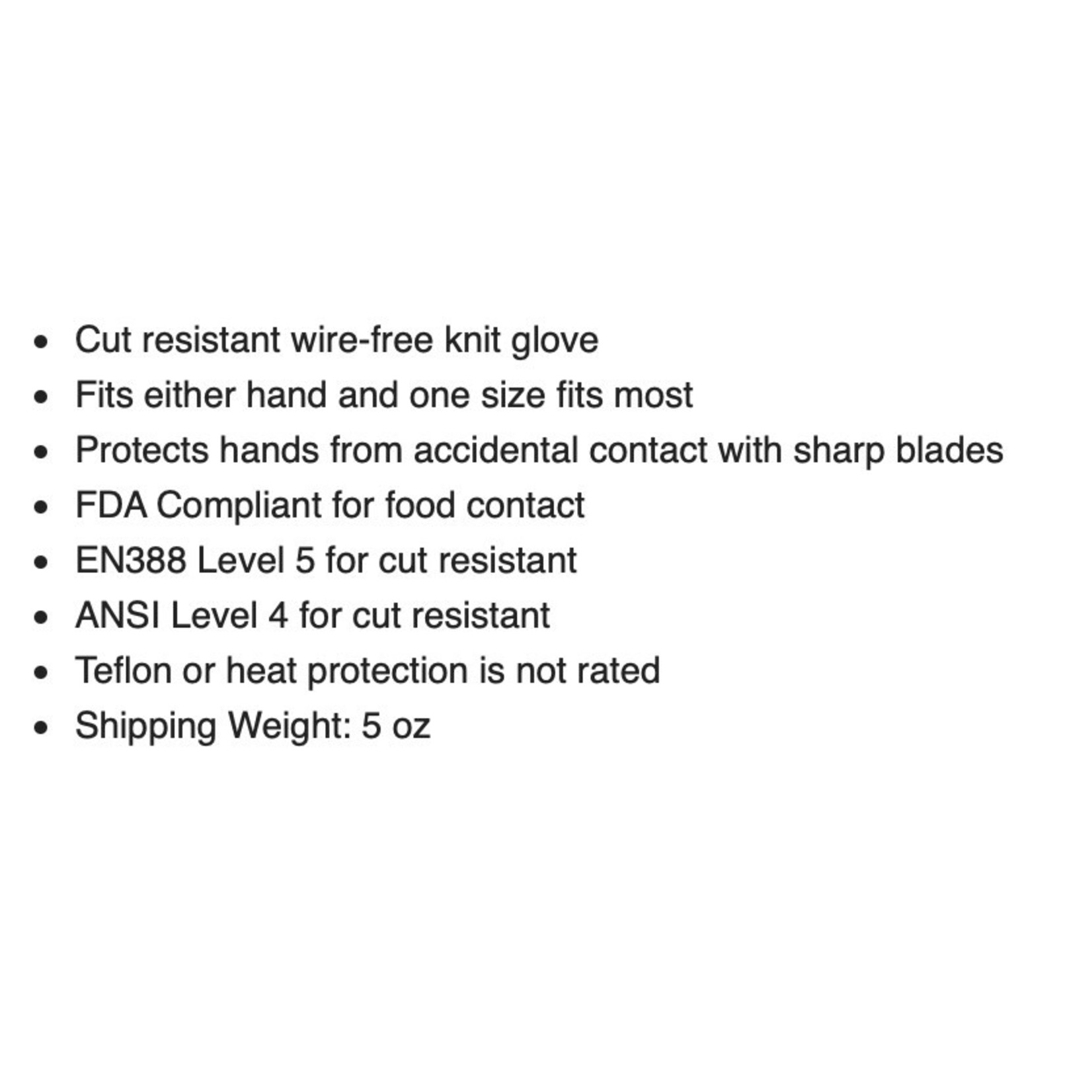 MICROPLANE MICROPLANE Cut-Resistant Glove - Kid's