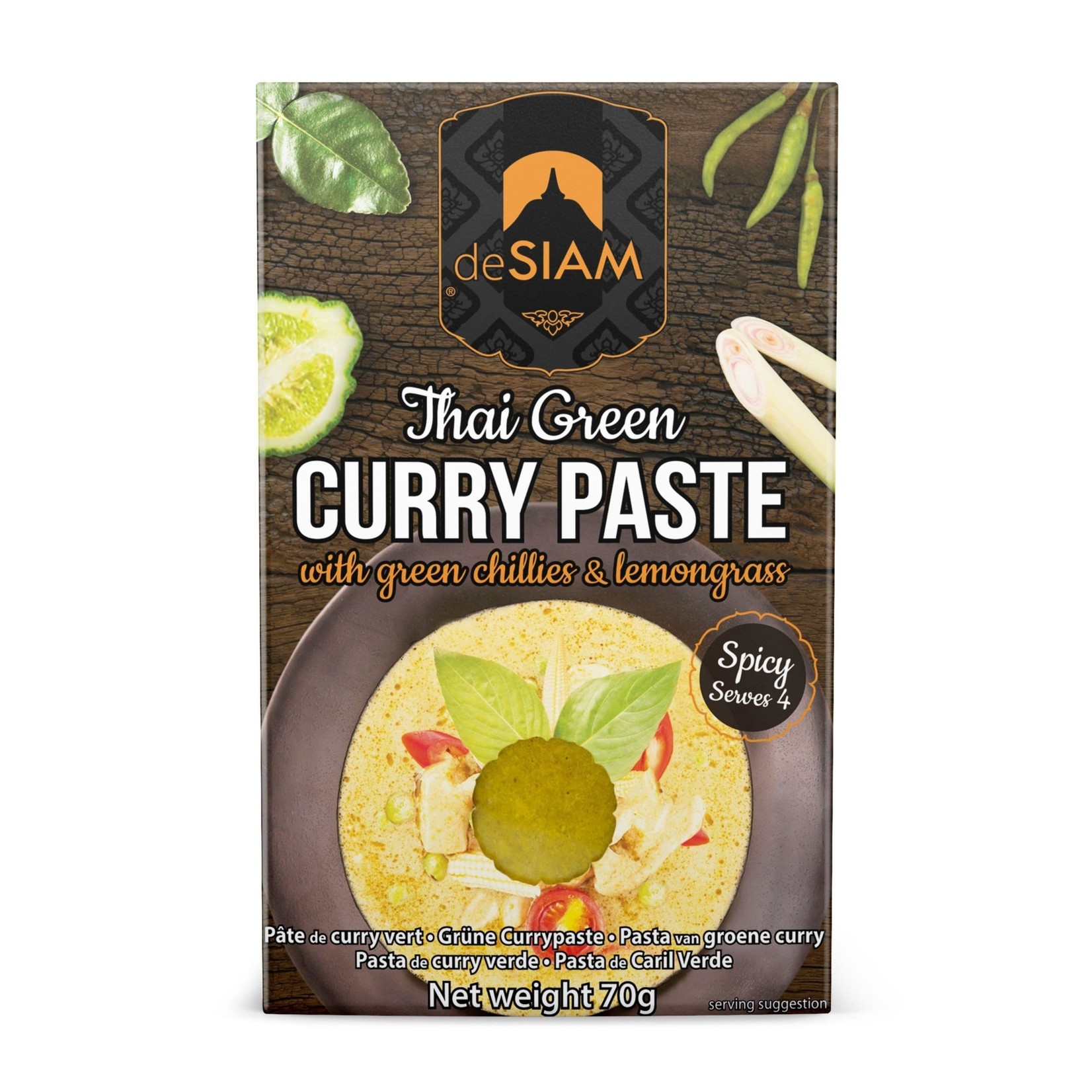 DE SIAM DE SIAM Green Thai Curry Paste 70g