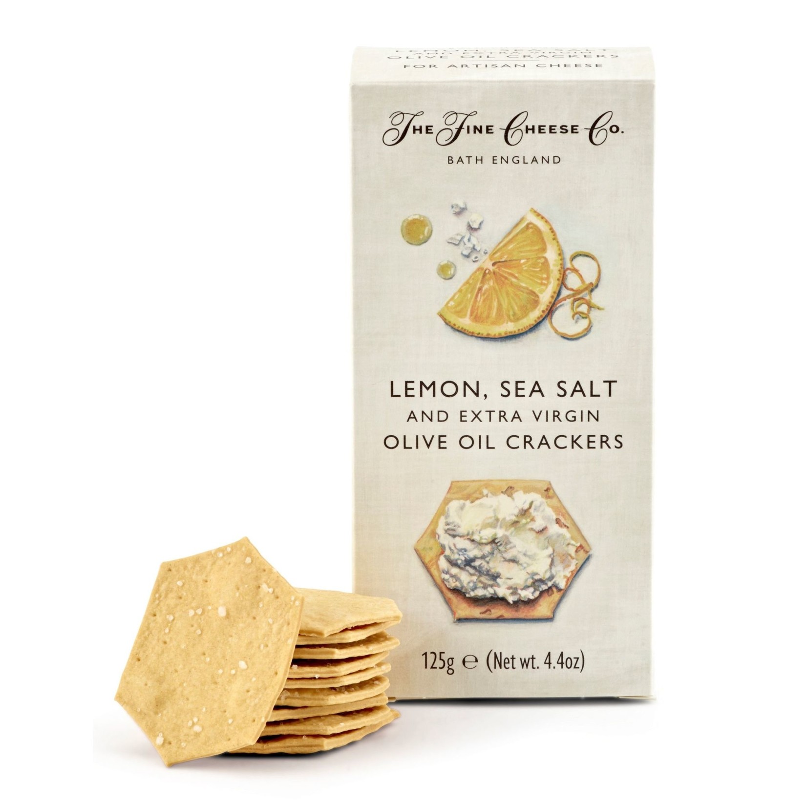FINE CHEESE CO. FINE CHEESE CO. Lemon, Sea Salt & Evoo Crackers 125g