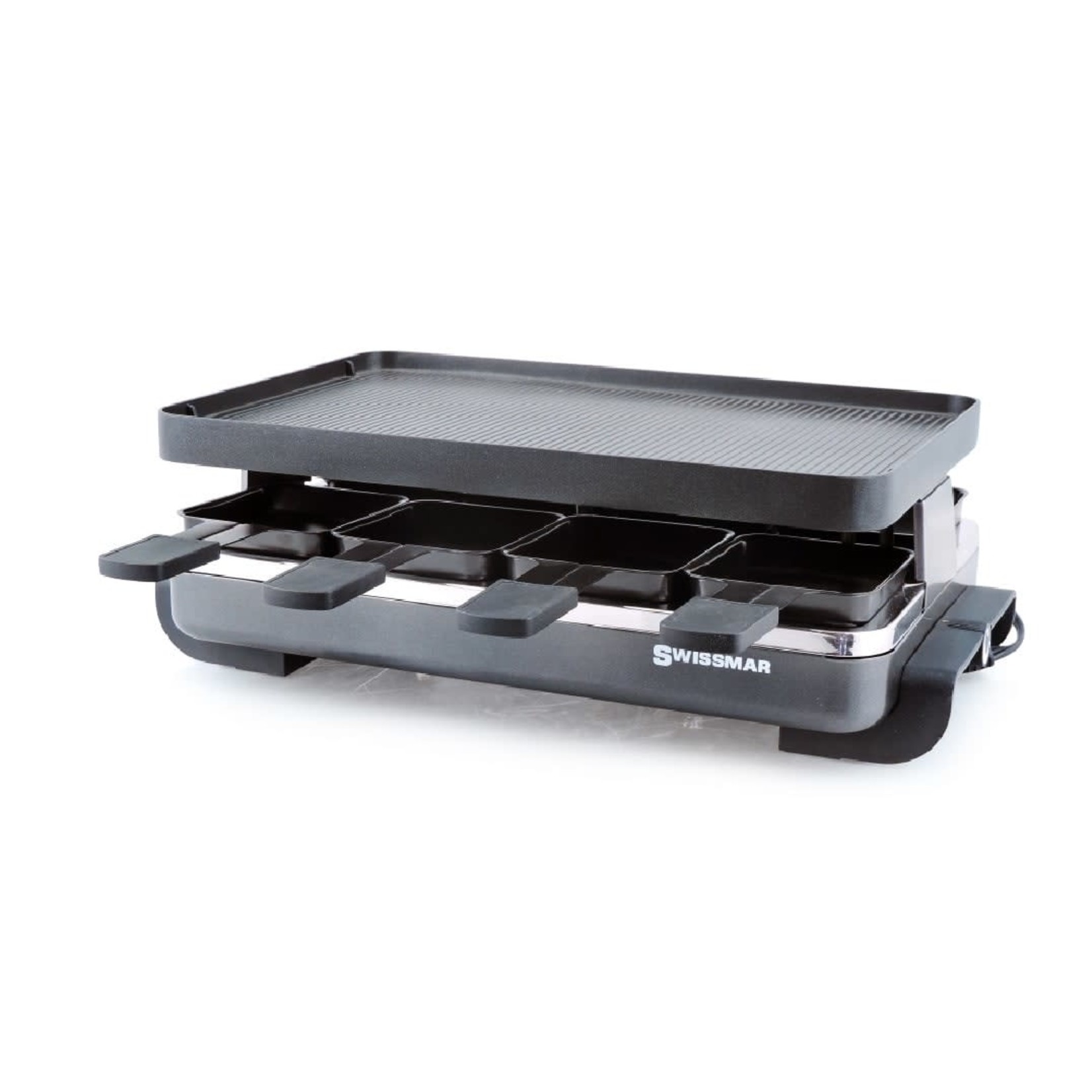 SWISSMAR SWISSMAR Geneva 8-Person Raclette Cast Aluminum Non-stick - Grey
