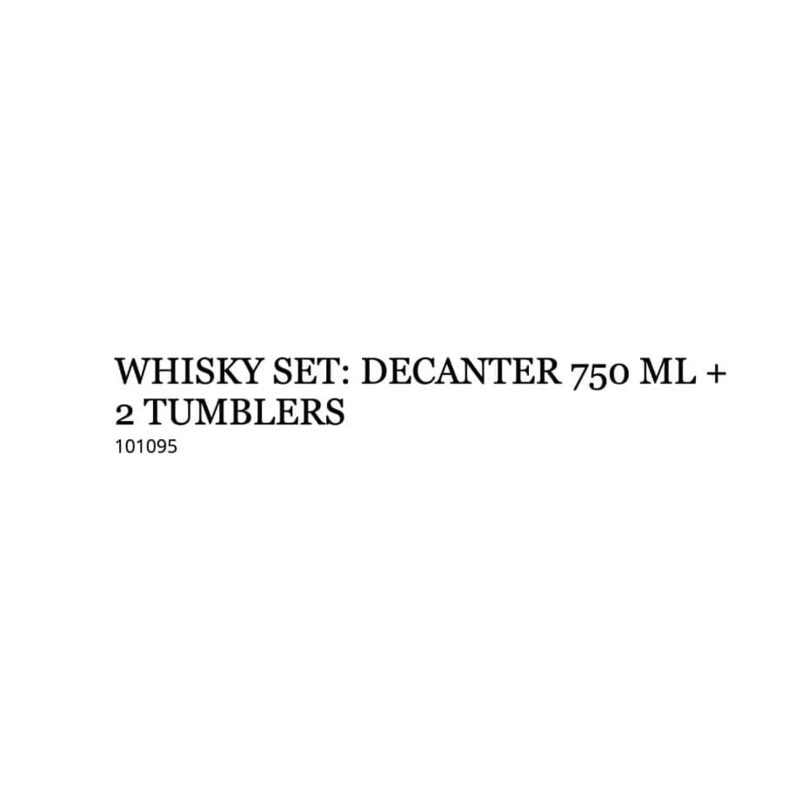 NACHTMANN NACHTMANN Bossa Nova Whisky Decanter S/3