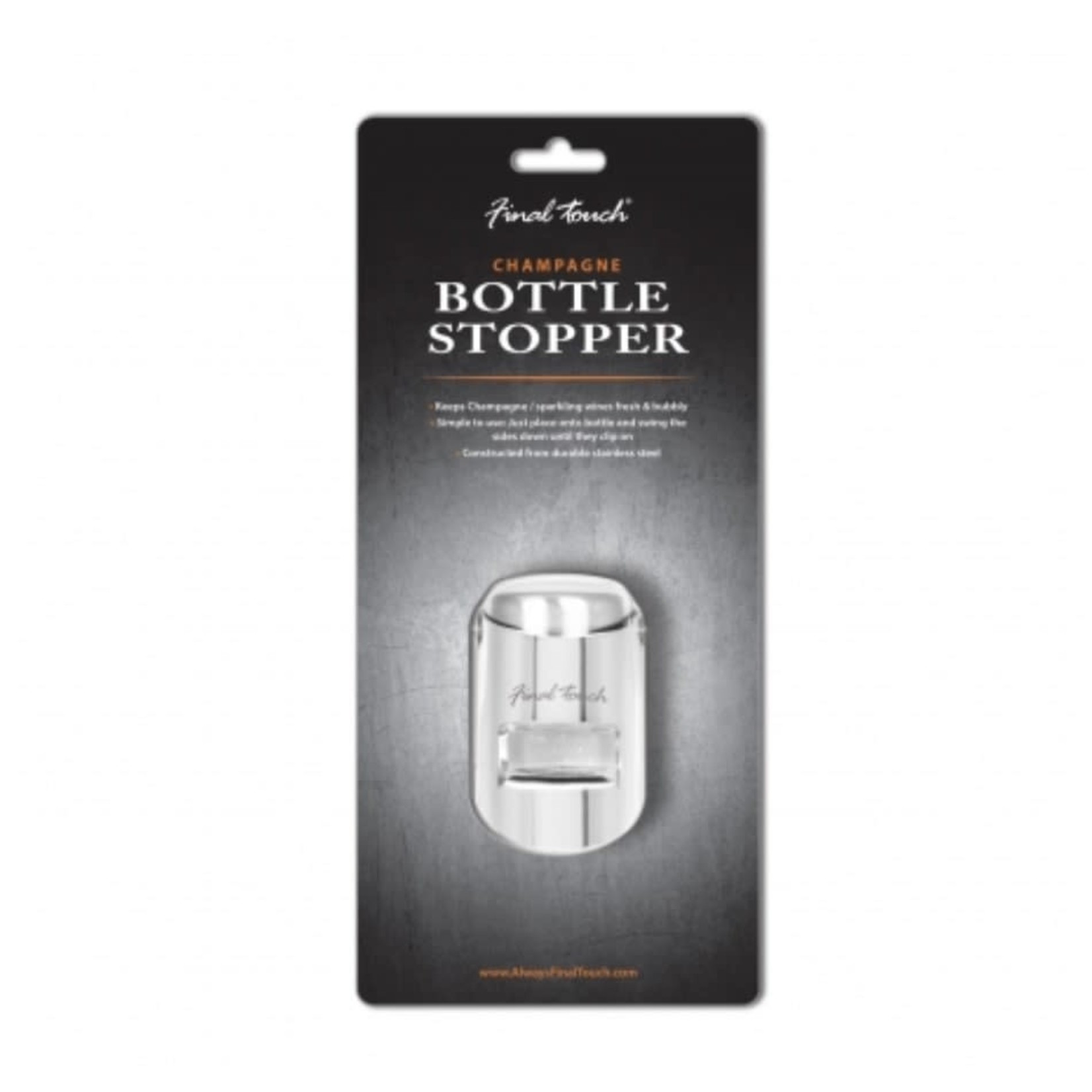 FINAL TOUCH FINAL TOUCH Champagne Bottle Stopper - Stainless