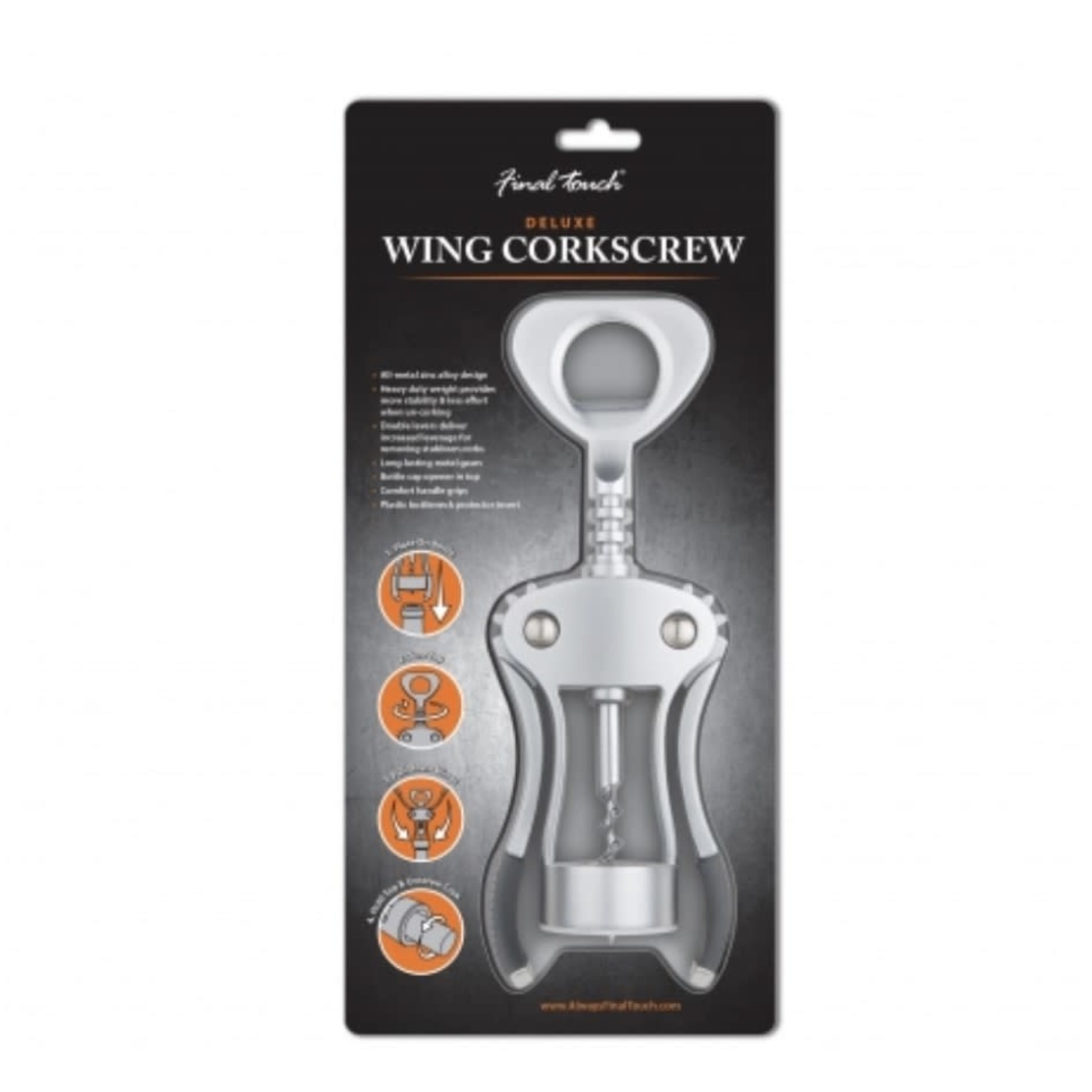 FINAL TOUCH FINAL TOUCH Deluxe Wing Corkscrew