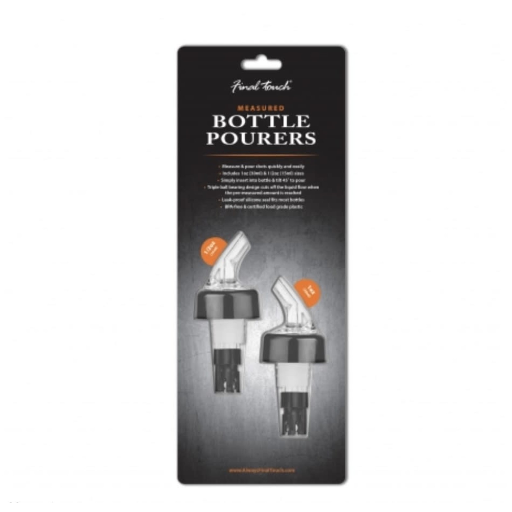 FINAL TOUCH FINAL TOUCH Measured Bottle Pourer S/2
