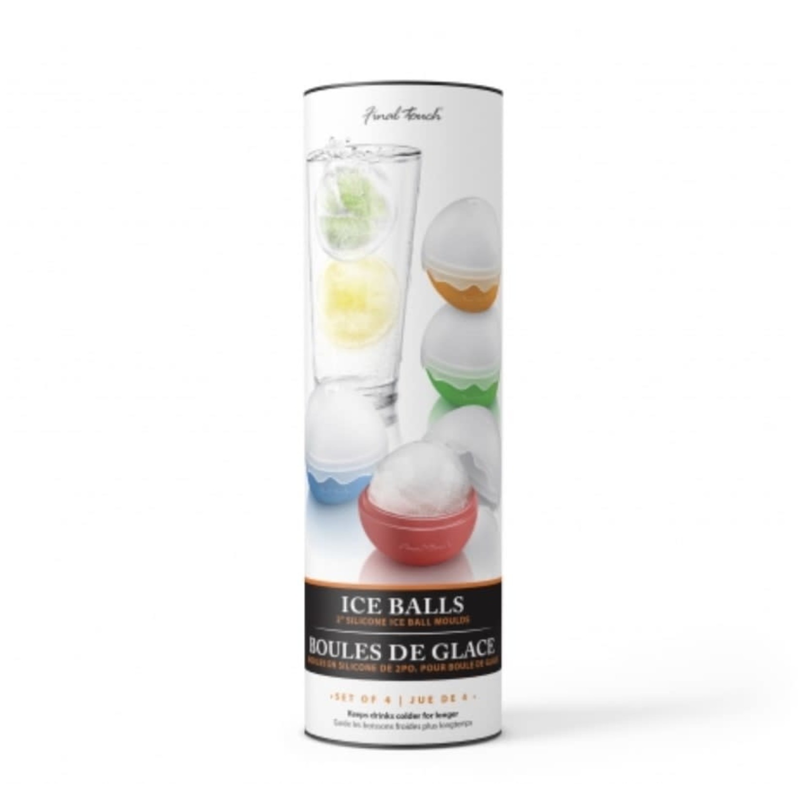 FINAL TOUCH FINAL TOUCH Silicone Ice Balls 4pk