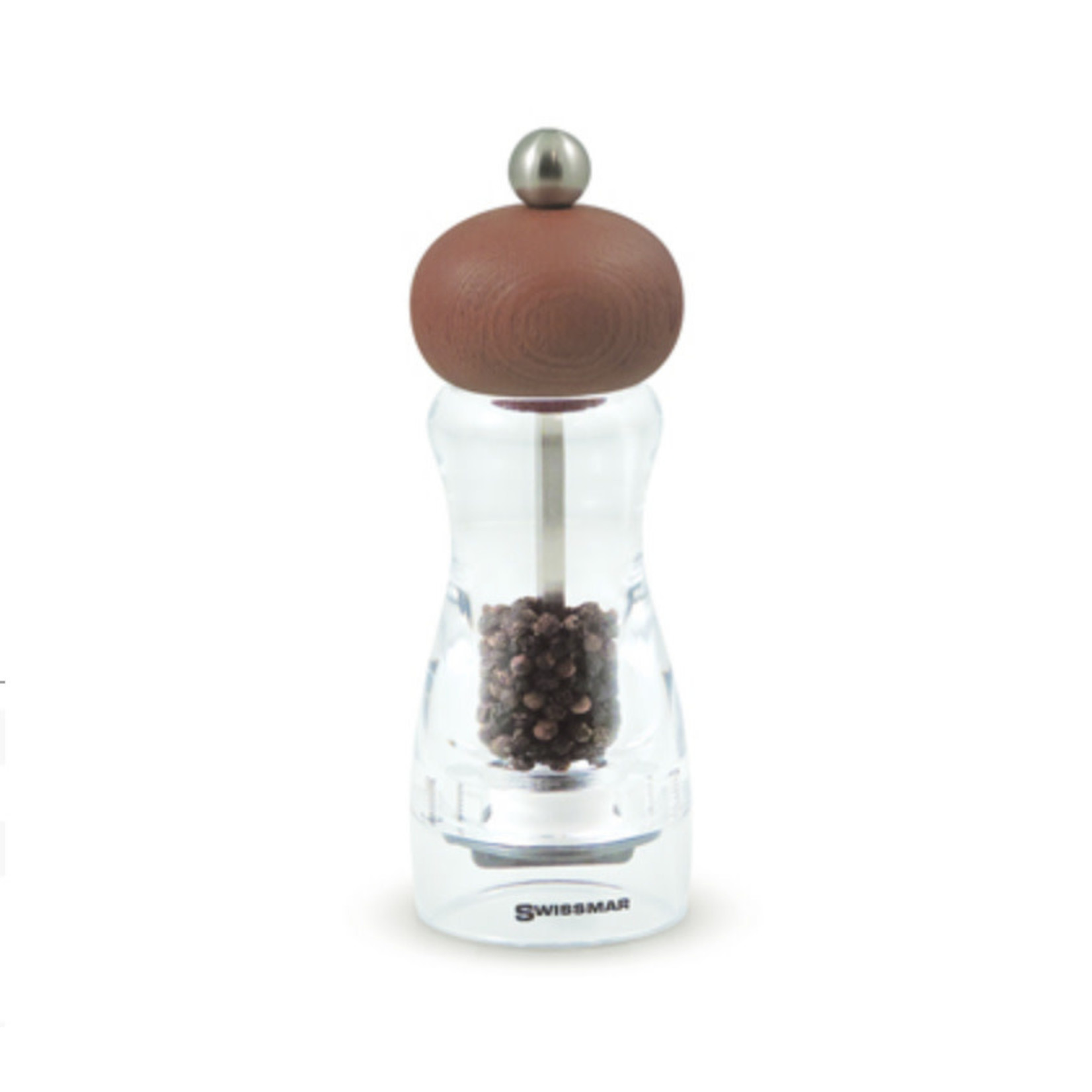 SWISSMAR SWISSMAR Andrea Pepper Mill 15cm - Acrylic/Coffee
