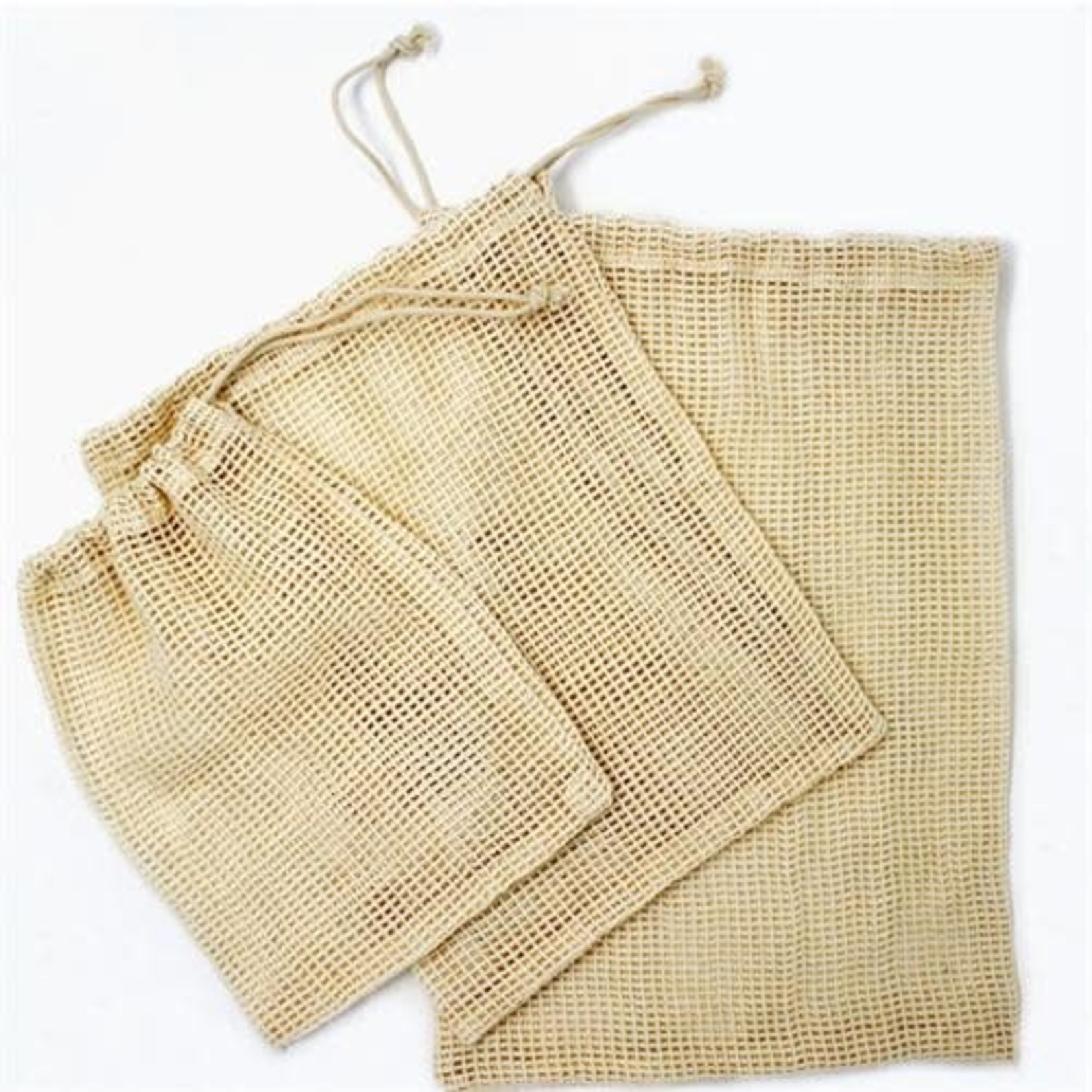 DANESCO DANESCO Cotton Mesh Bags S/3
