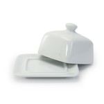 BIA Square Covered Butter Dish - White