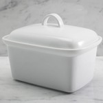 BIA Covered Butter Dish 1lb - White