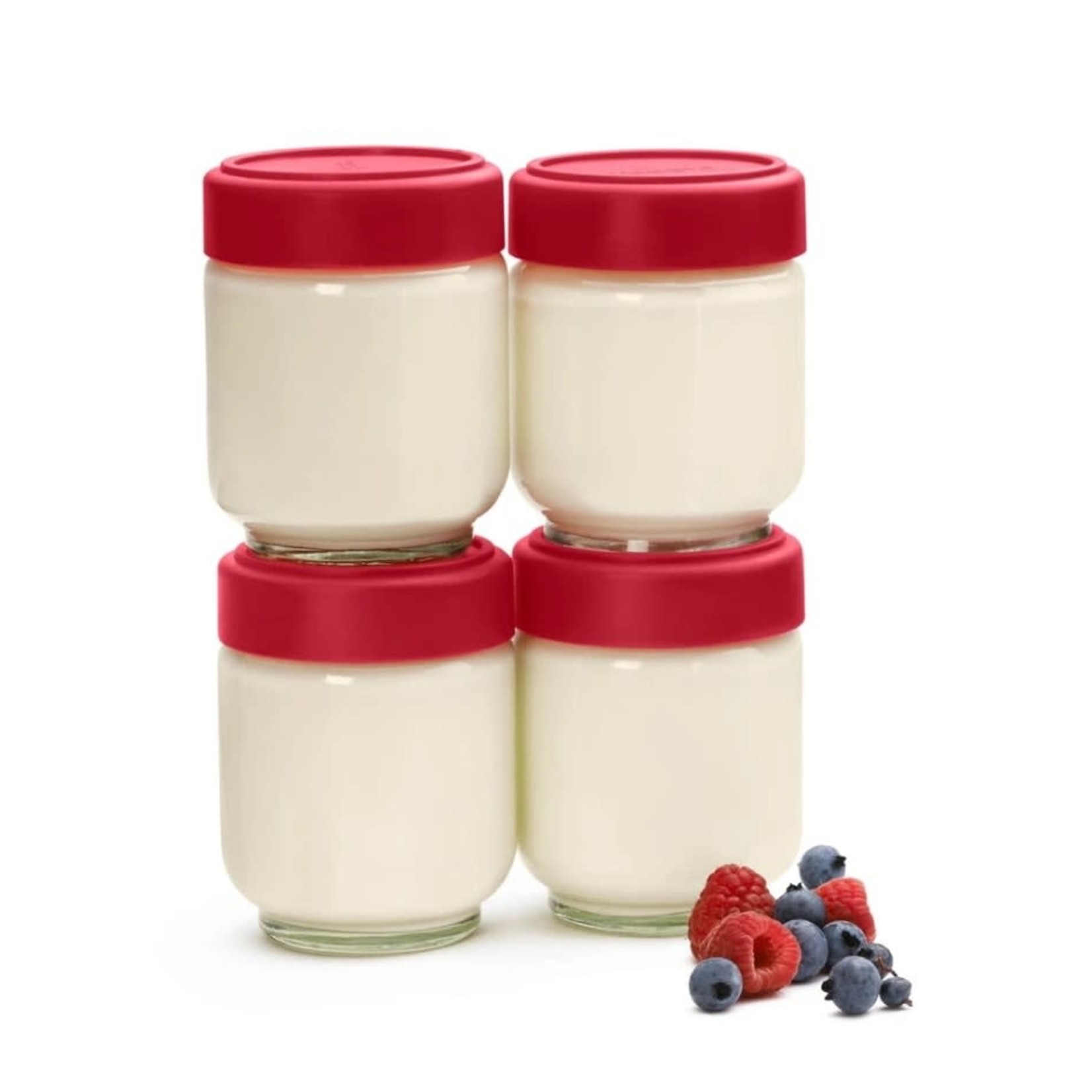 CUISIPRO CUISIPRO Leak-Proof Glass Jars 160ml S/4