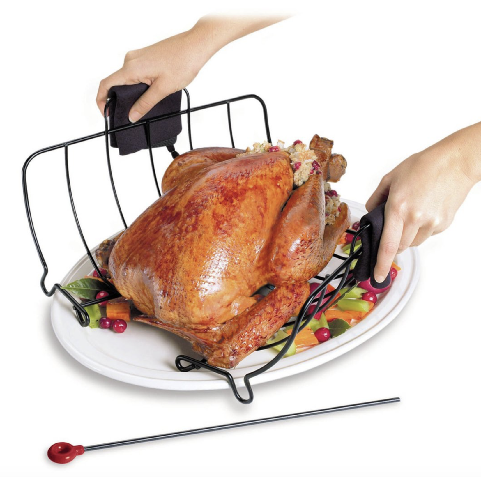 CUISIPRO CUISIPRO Roast & Serve Rack - Black