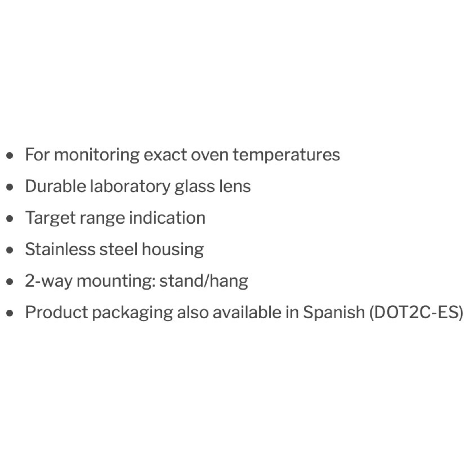 CDN CDN ProAccurate Oven Temperature Thermometer