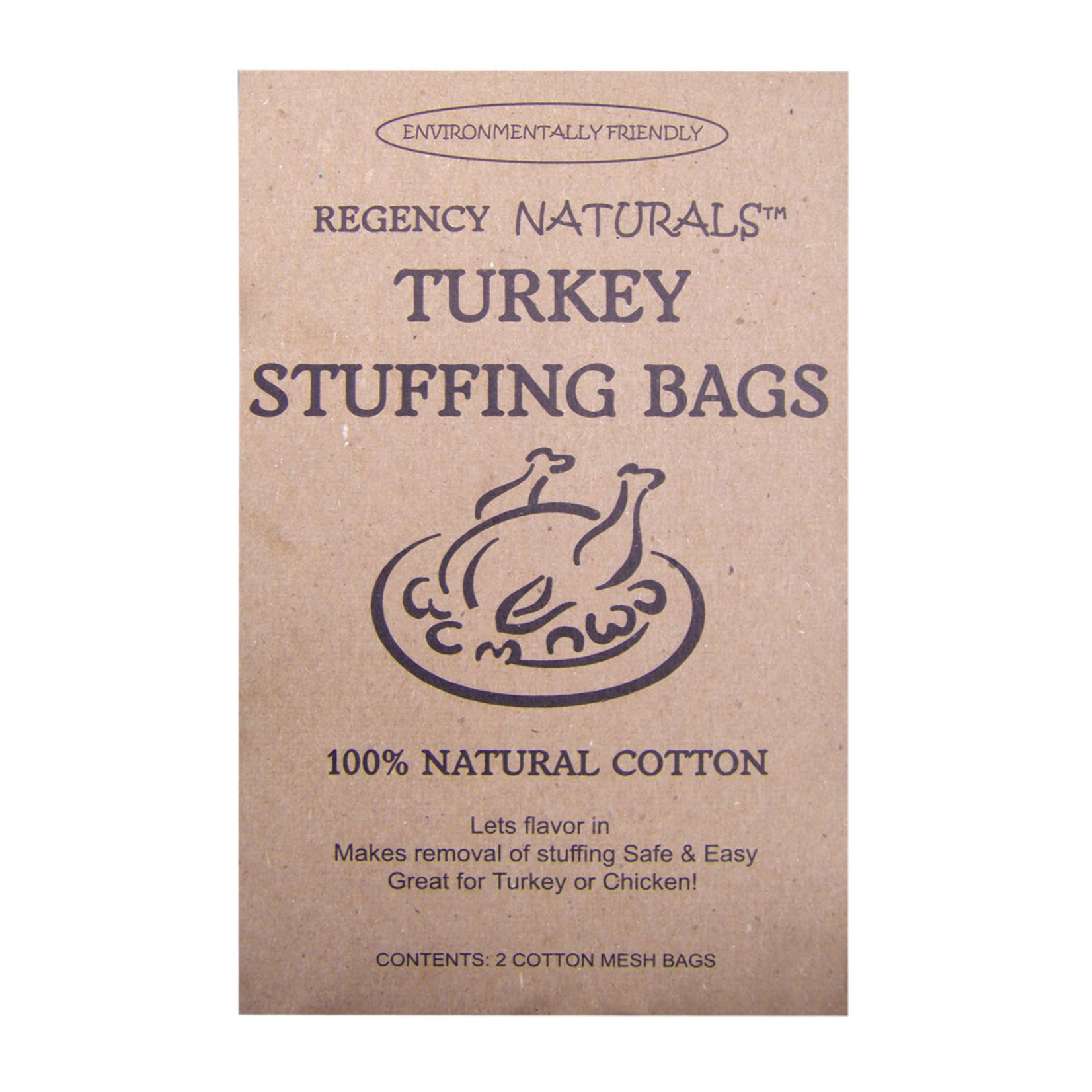 REGENCY Turkey Stuffing Bags S/2 - Natural