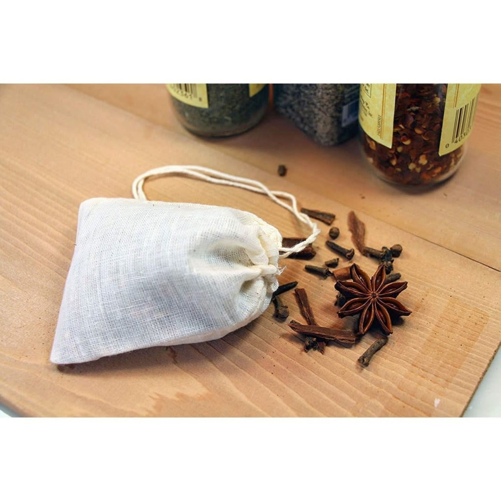 PORT STYLE Spice Bags S/4 - Natural
