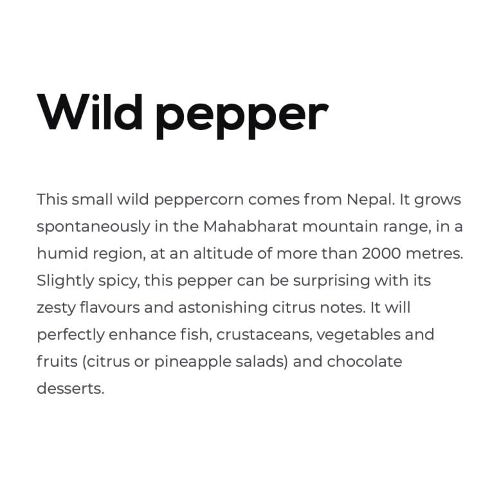 PEUGEOT PEUGEOT Nepal Wild Pepper (40g) - Timut