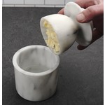 RSVP RSVP Marble Butter Pot - White