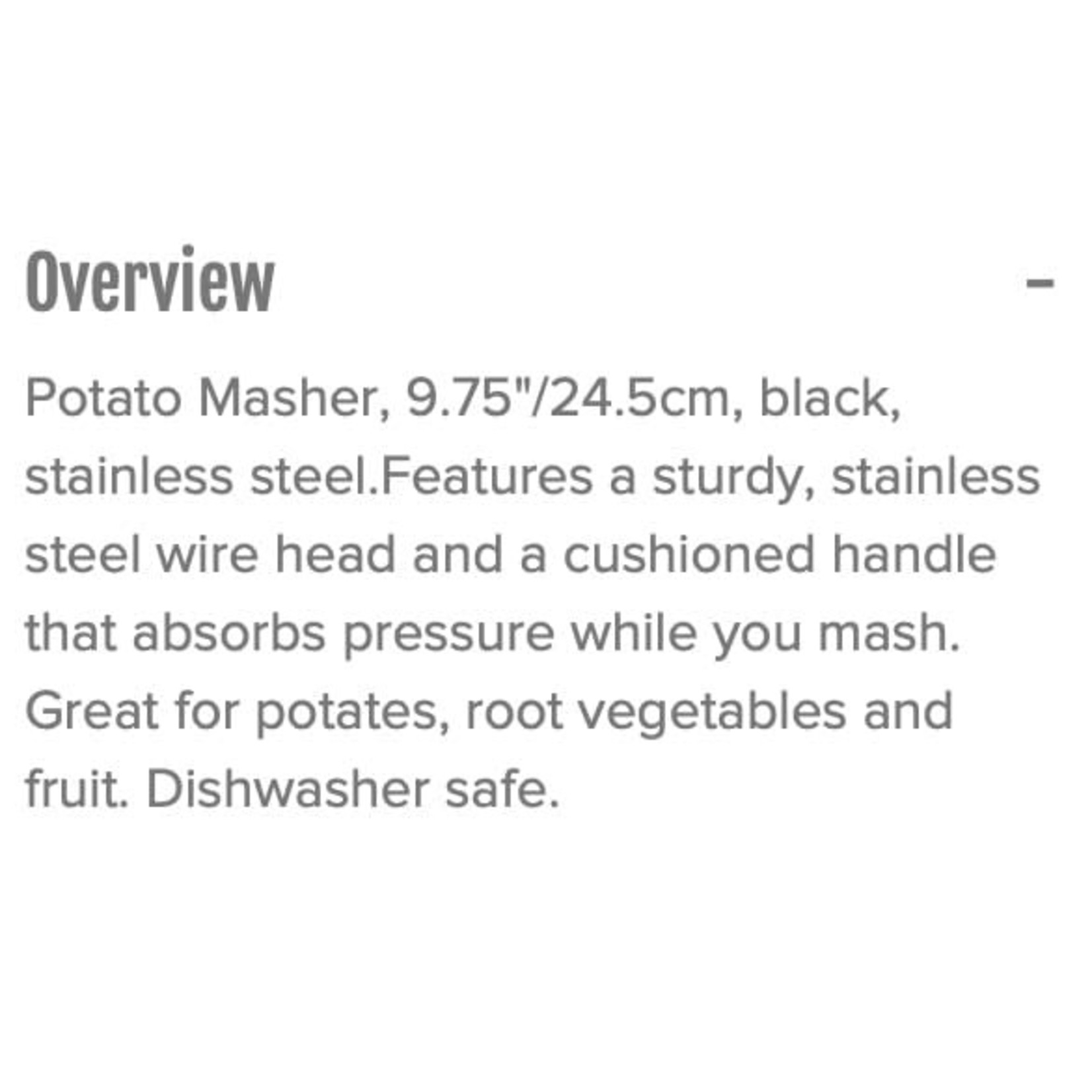 OXO OXO Potato Masher
