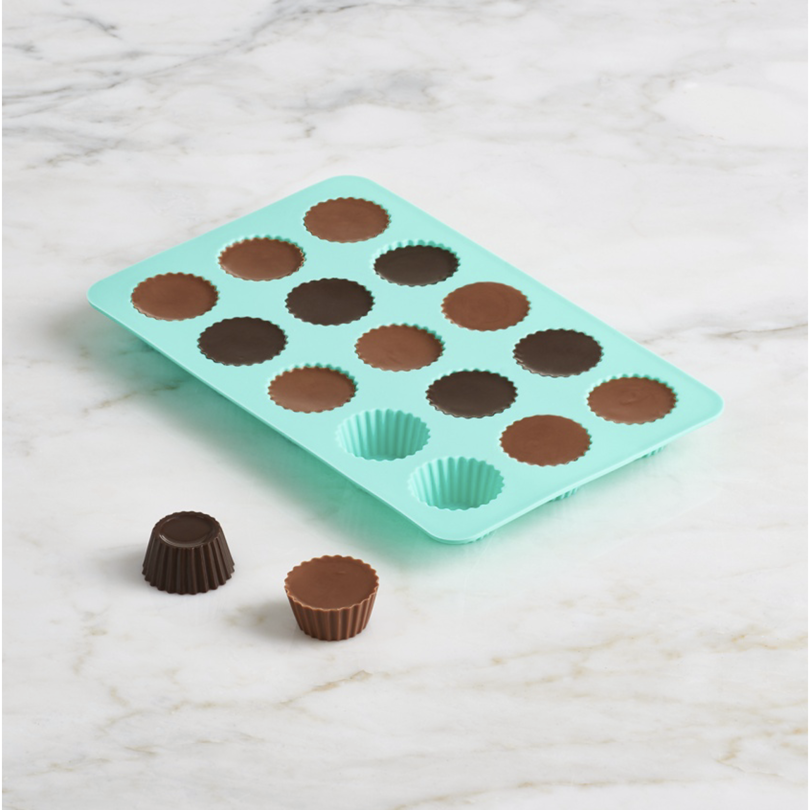 TRUDEAU TRUDEAU Cupcake Chocolate Molds S/2 DNR