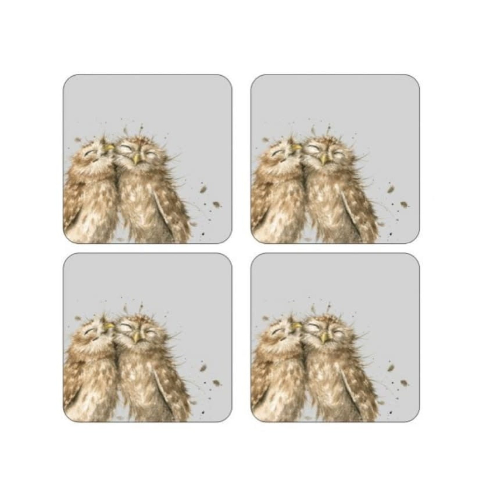 WRENDALE WRENDALE Owl Coasters S/6