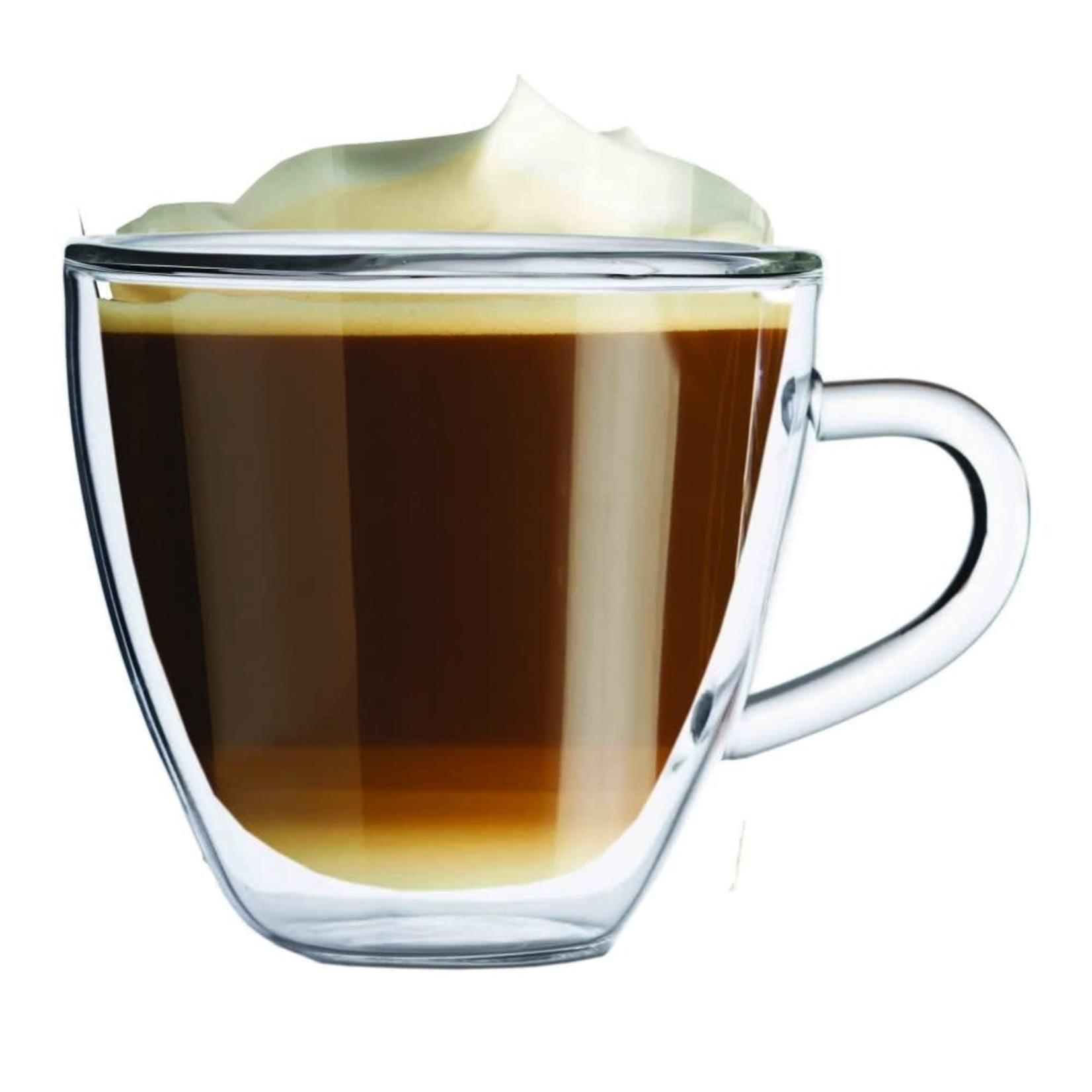BRILLIANT BRILLIANT Double Heart Coffee Cup 250ml S/2