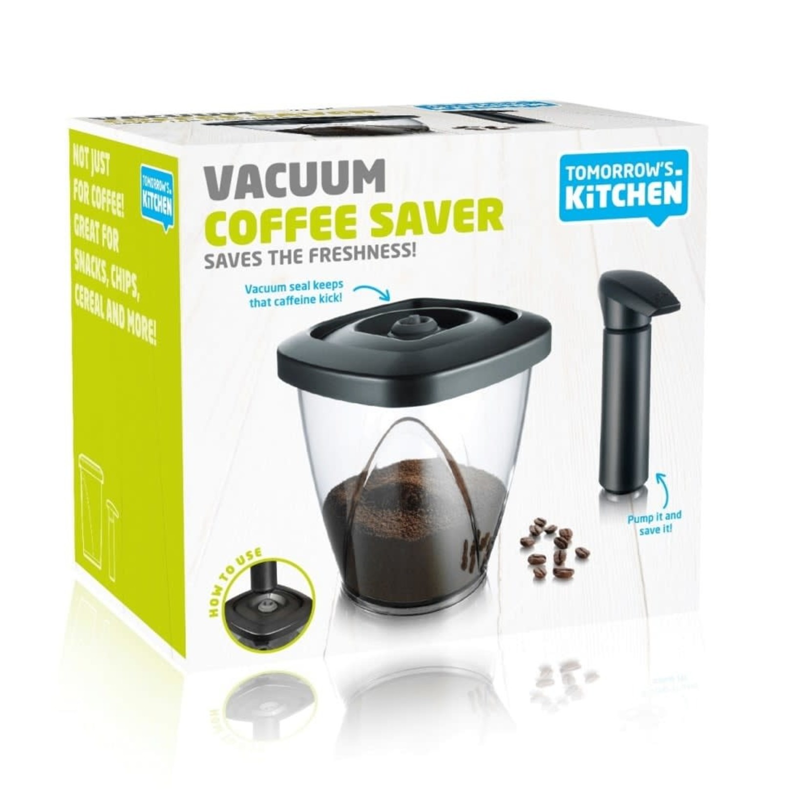 VACU VIN Vacuum Coffee Storage Saver with Pump 44oz DNR