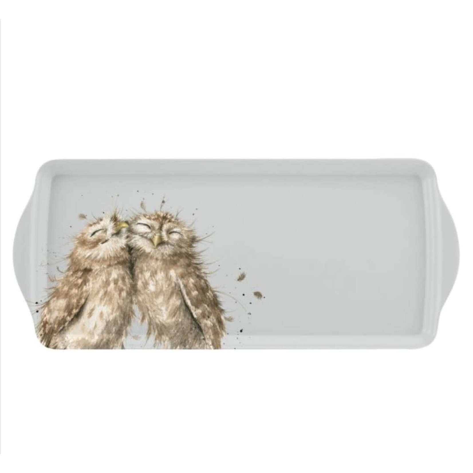 PIMPERNEL WRENDALE Owl Sandwich Tray 15x6.5"