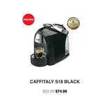 CAFFITALY CAFFITALY S18 Machine - Black REG $99.99 DISC