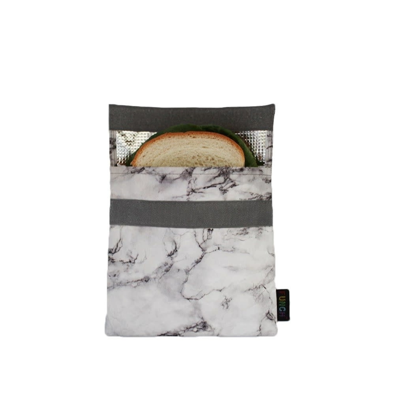 FUNCH FUNCH Sandwich Bag Marble 16x16cm DNR