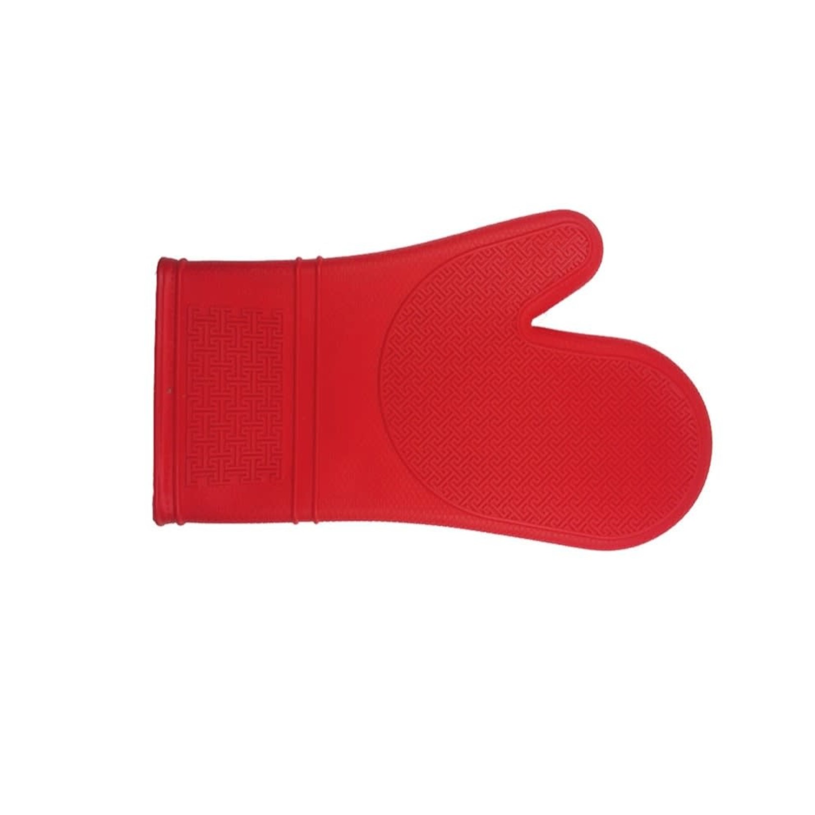KITCHENBASICS KITCHENBASICS Silicone Oven Mitt 12" Red