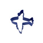 R&M INTERNATIONAL R&M Cookie Cutter Airplane Cookie Cutter 4” Navy Blue