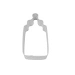 R&M INTERNATIONAL R&M Baby Bottle Cookie Cutter 4” - White DNR