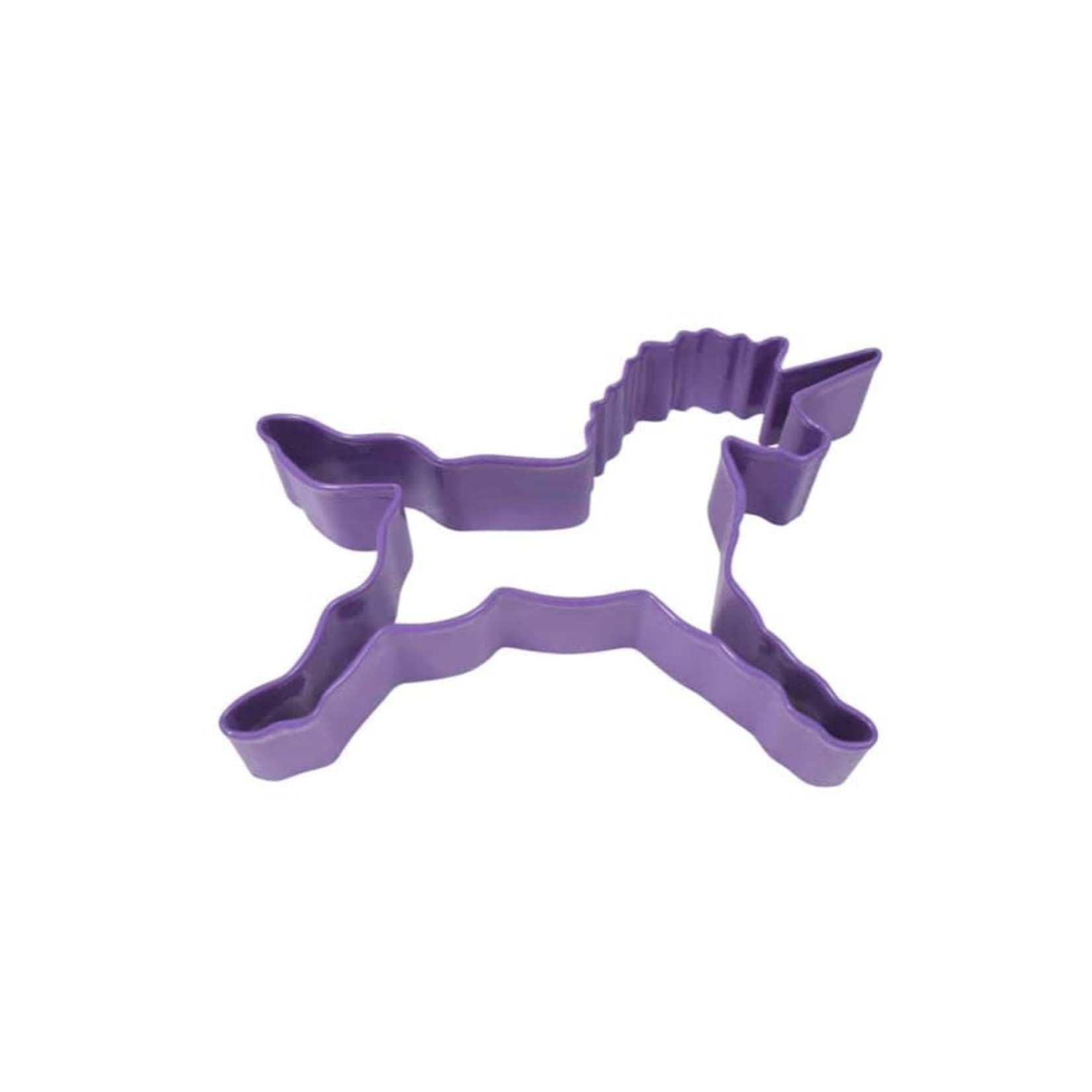 R&M INTERNATIONAL R&M  Cookie Cutter Unicorn  4.5” - Purple