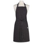 NOW DESIGNS NOW DESIGNS Pinstripe Apron - Black / White