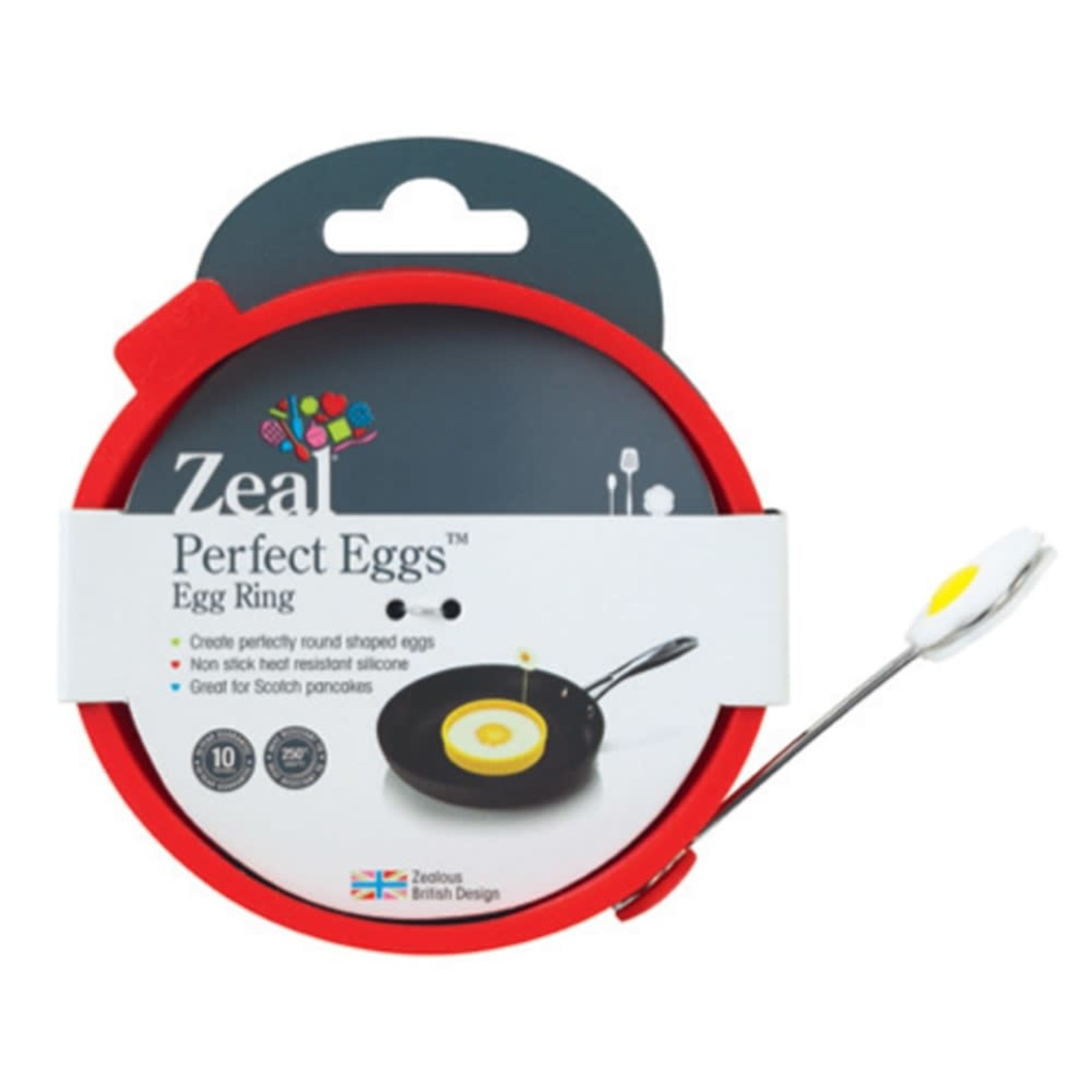 ZEAL KITCHEN INNOVATIONS Silicone Egg Ring - Assorted