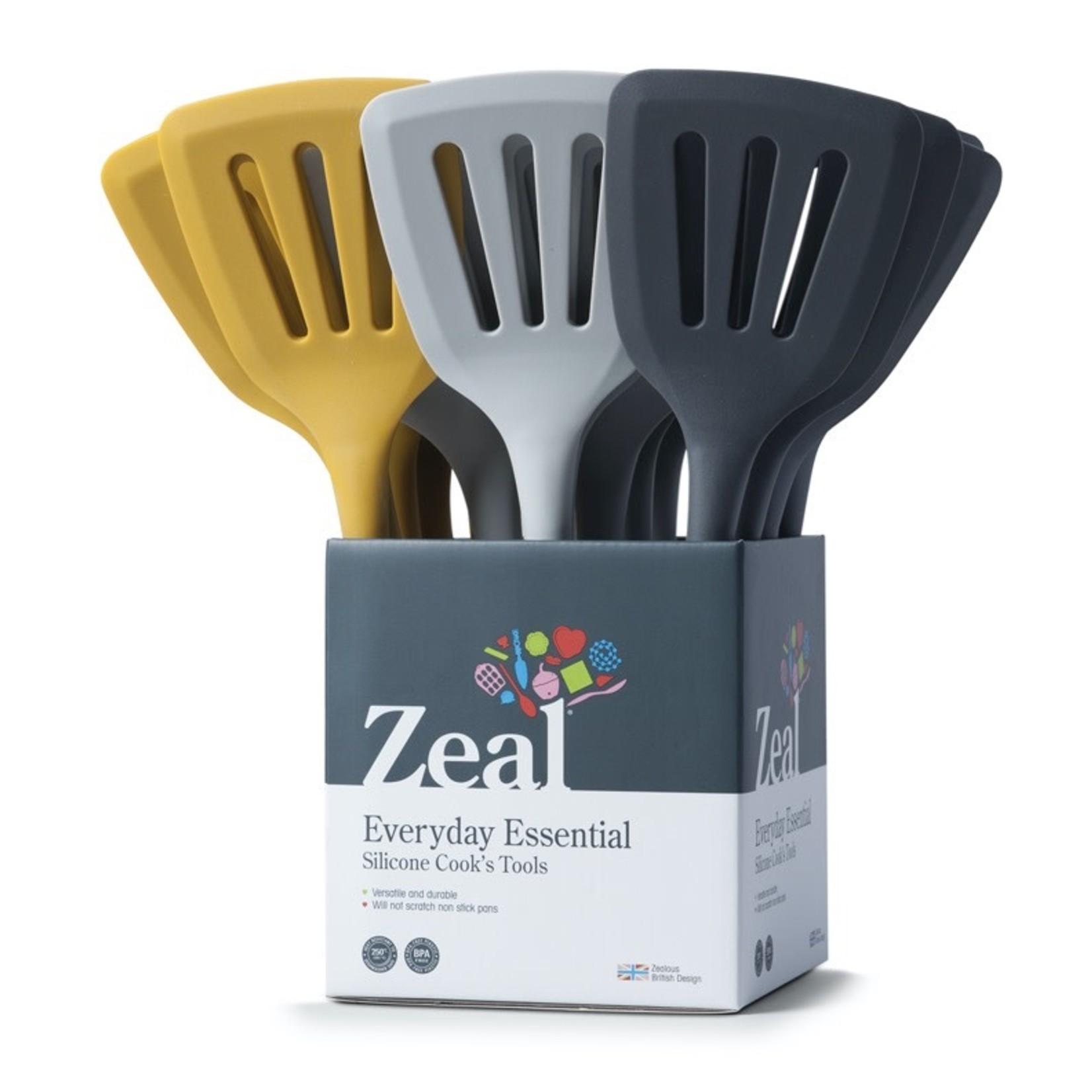 ZEAL ZEAL Chic Silicone Slotted Turner Assorted