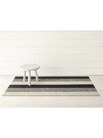 CHILEWICH CHILEWICH Marbled Stripe Shag Bigmat 36x60 - Salt & Pepper
