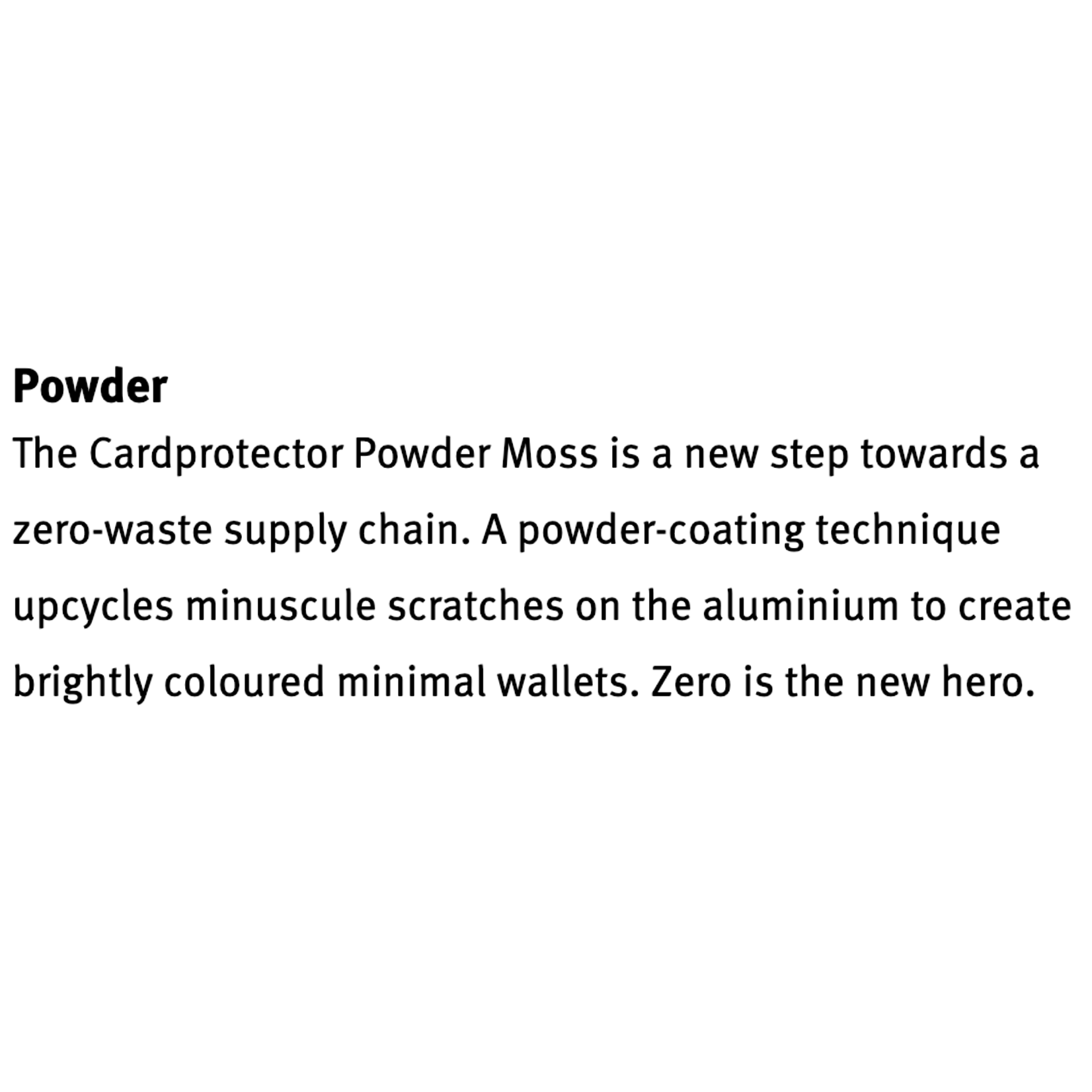 SECRID SECRID Cardprotector Powder - Moss